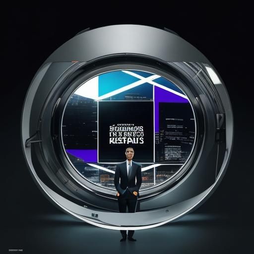 Smiling Executive in Boardroom: Corporate Concept Art