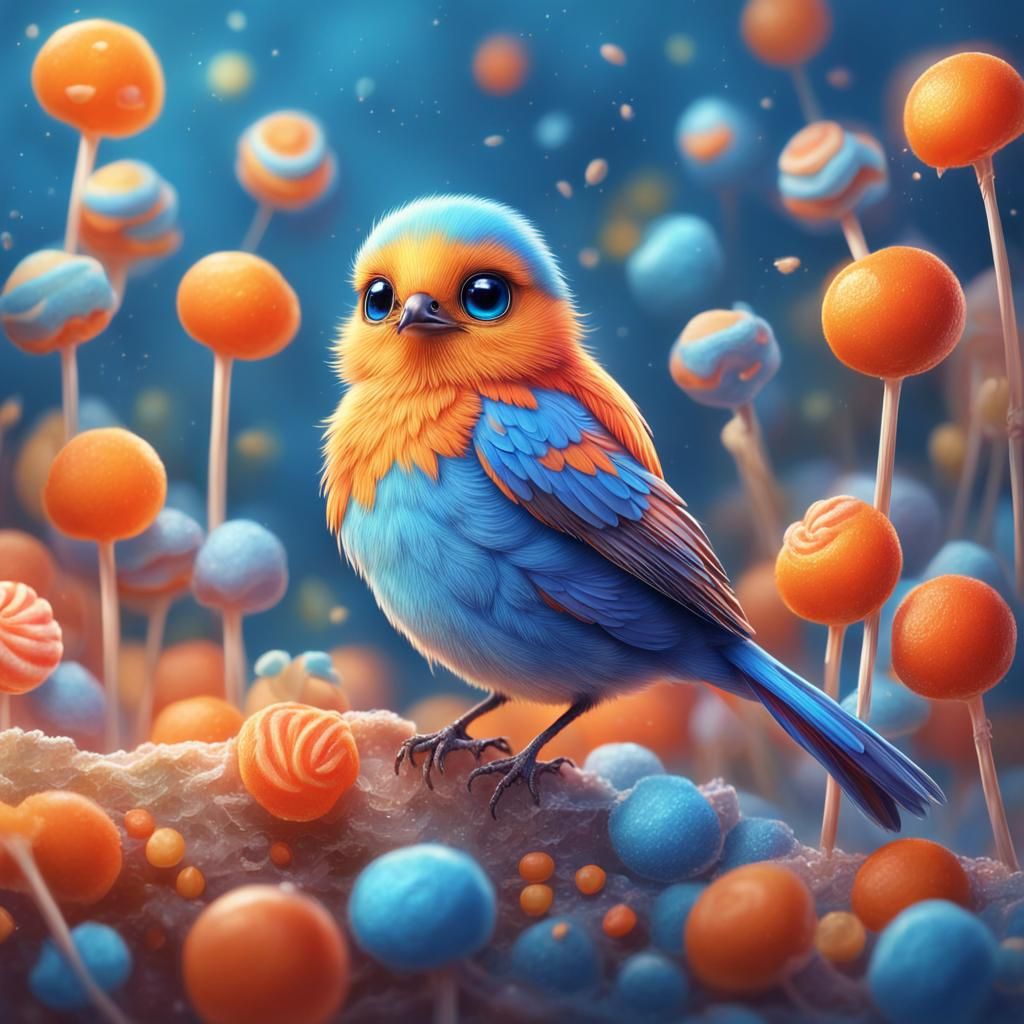 Sweet little bird that sings when it dawns.