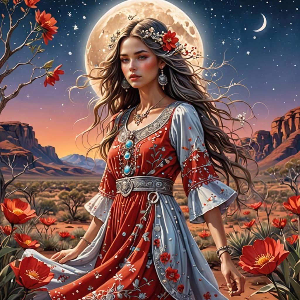 Outback Aussie girl - prompt by @Vixsin thank you!