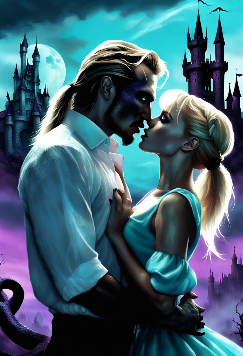 Fantasycore Movie Poster: Kiss in Dark Castle