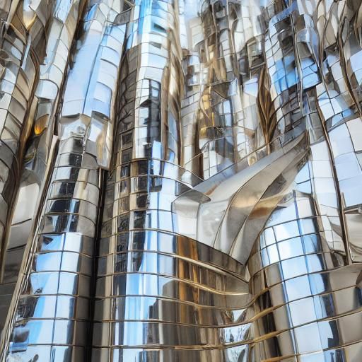 Brass Instrument Mountain Hideaway in Art Deco Style