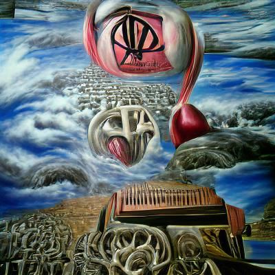 Abstract Dreamscape: A Vibrant AI-Generated Design