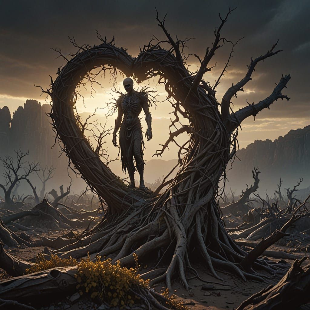 Death in Desolate Landscape: Cinematic Digital Matte Paintin...