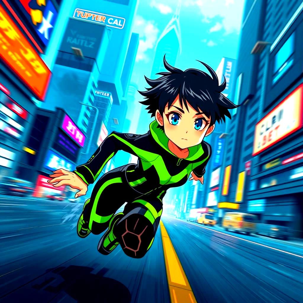 Anime-Inspired Motion Blur