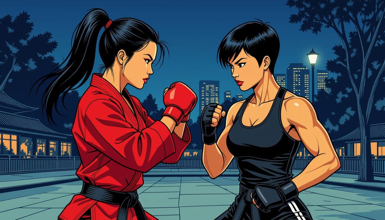 Moon Lee Vs Yukari Oshima