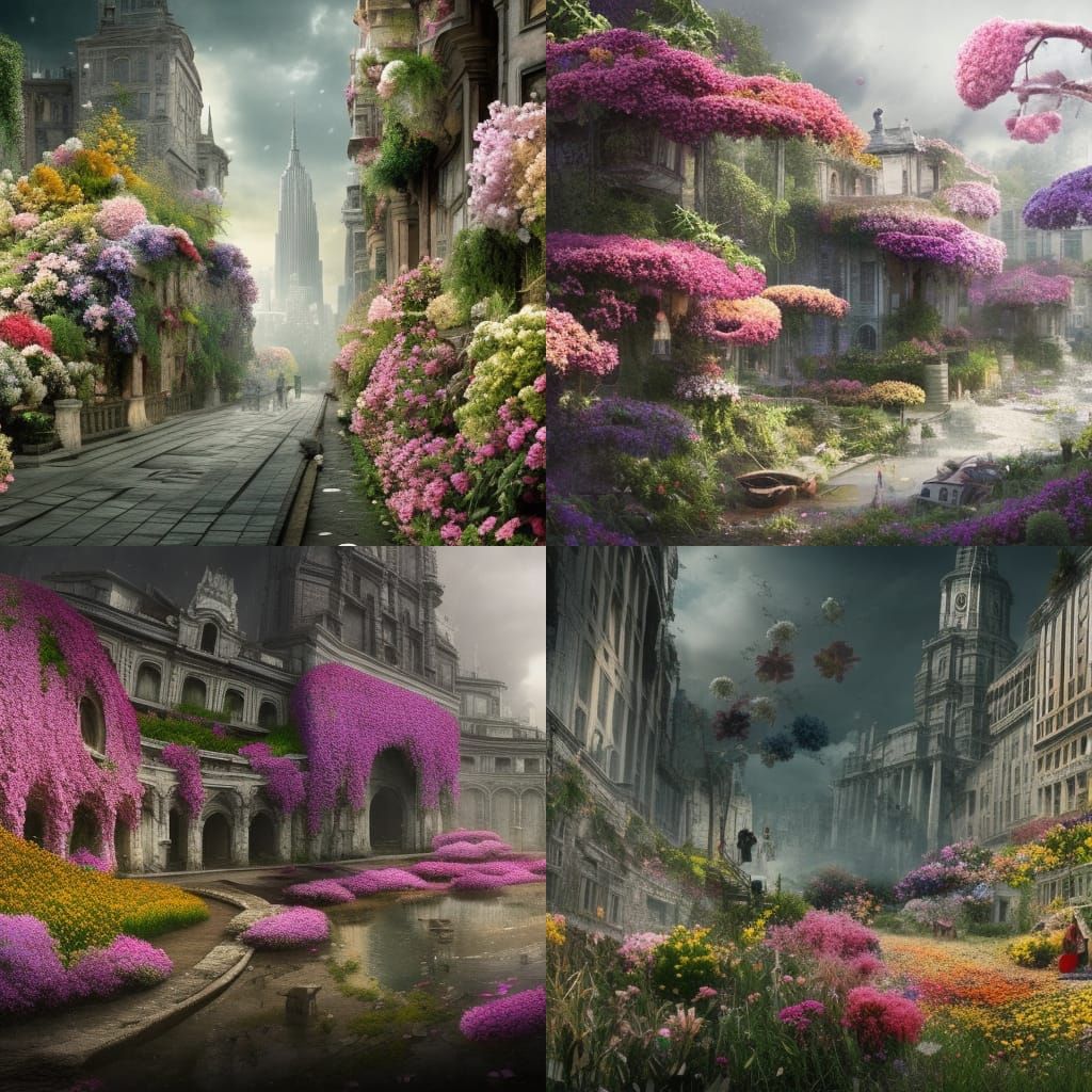 City Reclaimed: Floral Beauty in Abandonment