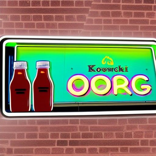 Kombucha Advertisement in Realistic Comic Book Art