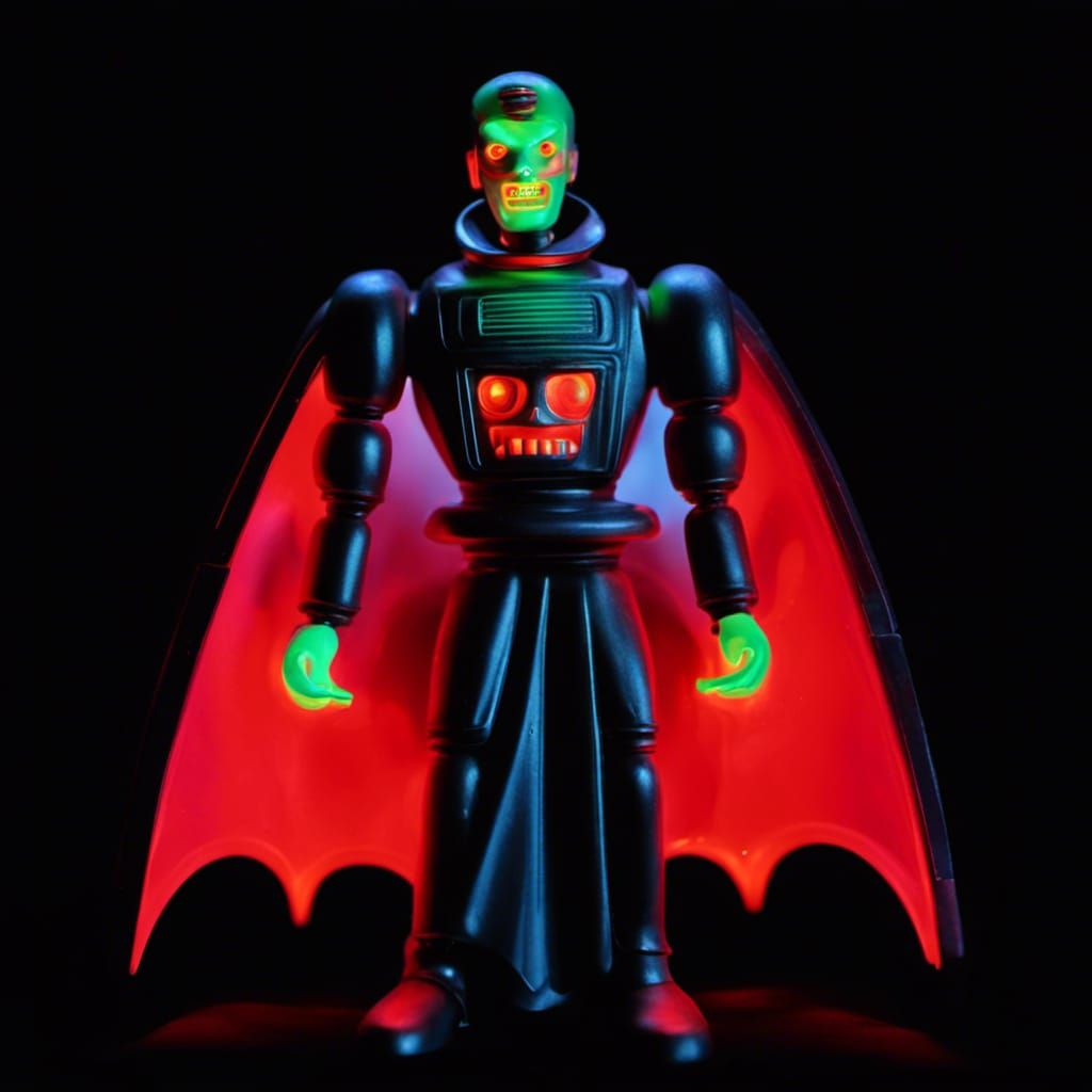 "Dracudroid: Robot Vampire" Plastic Toy