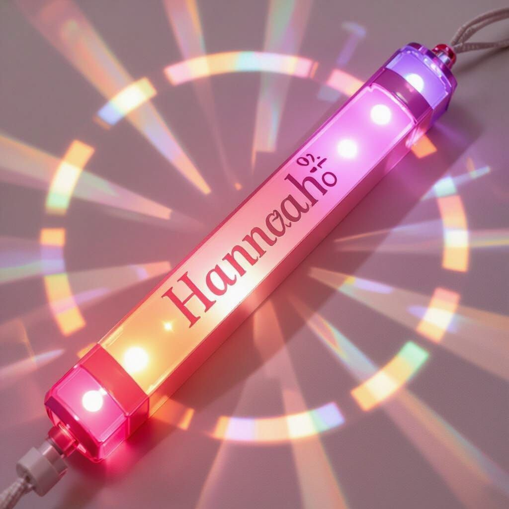 Futuristic K-Pop Lightstick for Hannah