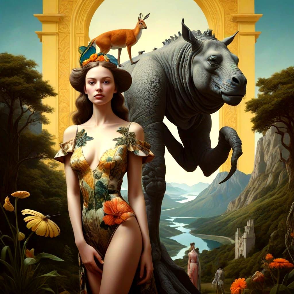 Ethereal Beauty in a Dreamlike Realm