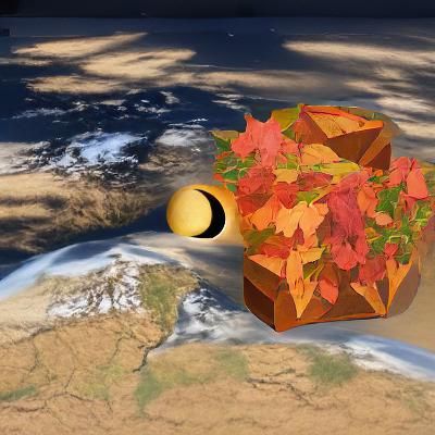 Golden Autumnal Landscape at Equinox