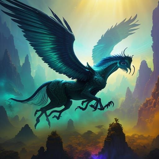 Ethereal Creatures Emerge in Fauvist Expressionism