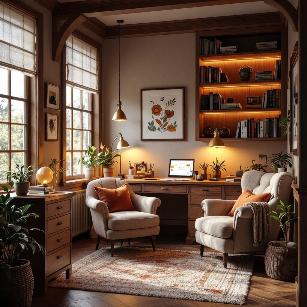 Inviting Study Nooks in Loish Style