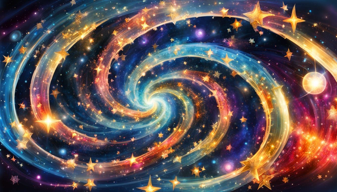 Hot and Cool Spiral (Millennium Twain's StarEvolvers AstroMagnetoSauri IX Challenge)