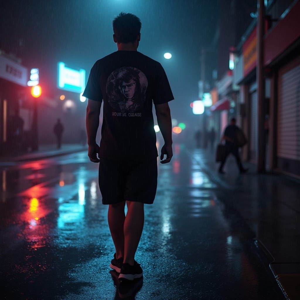 A Young Poet Chases Shadows in a Noir City Night