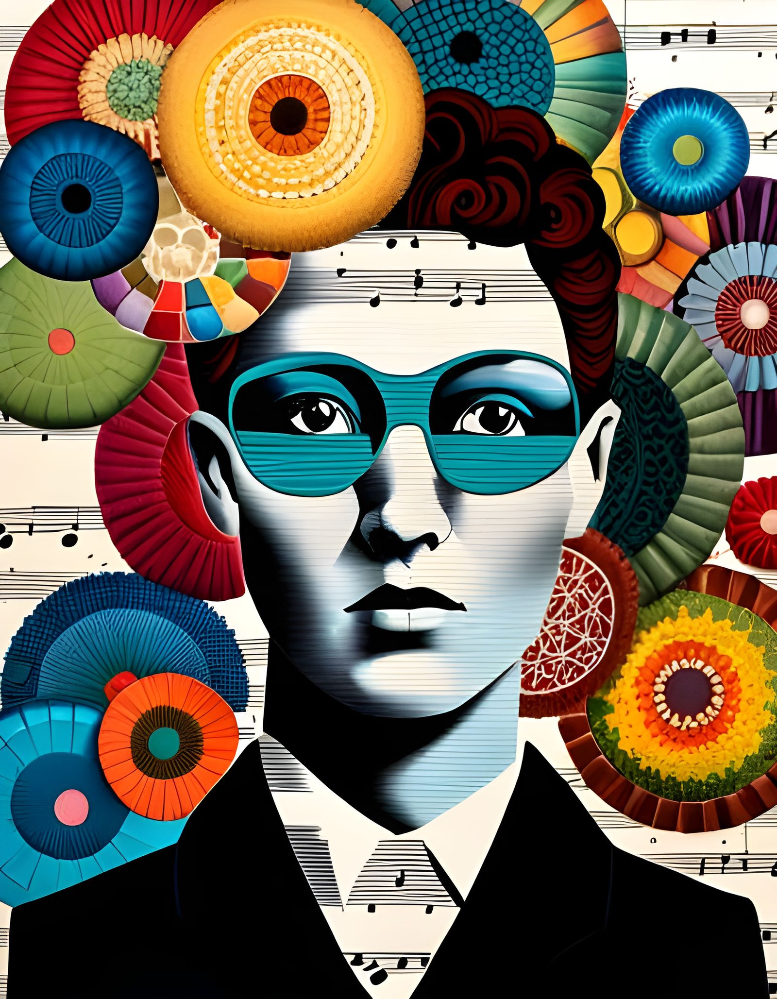 Surreal Collage of Dream and Machine