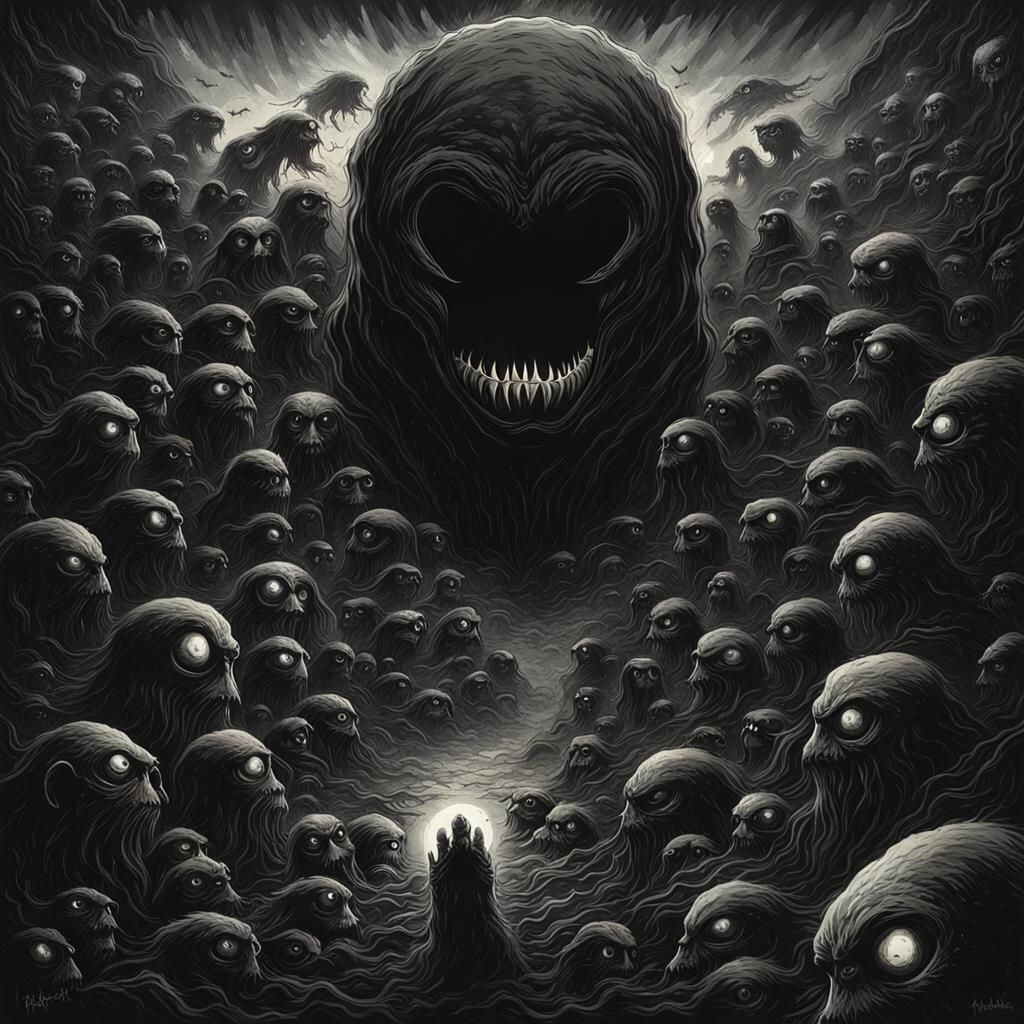 Sinister Eyes Watching From the Dark