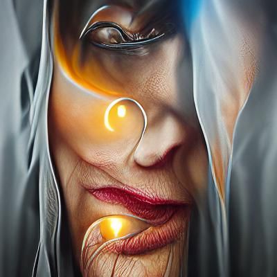 Sorceress of Light: Hyperrealistic Concept Art