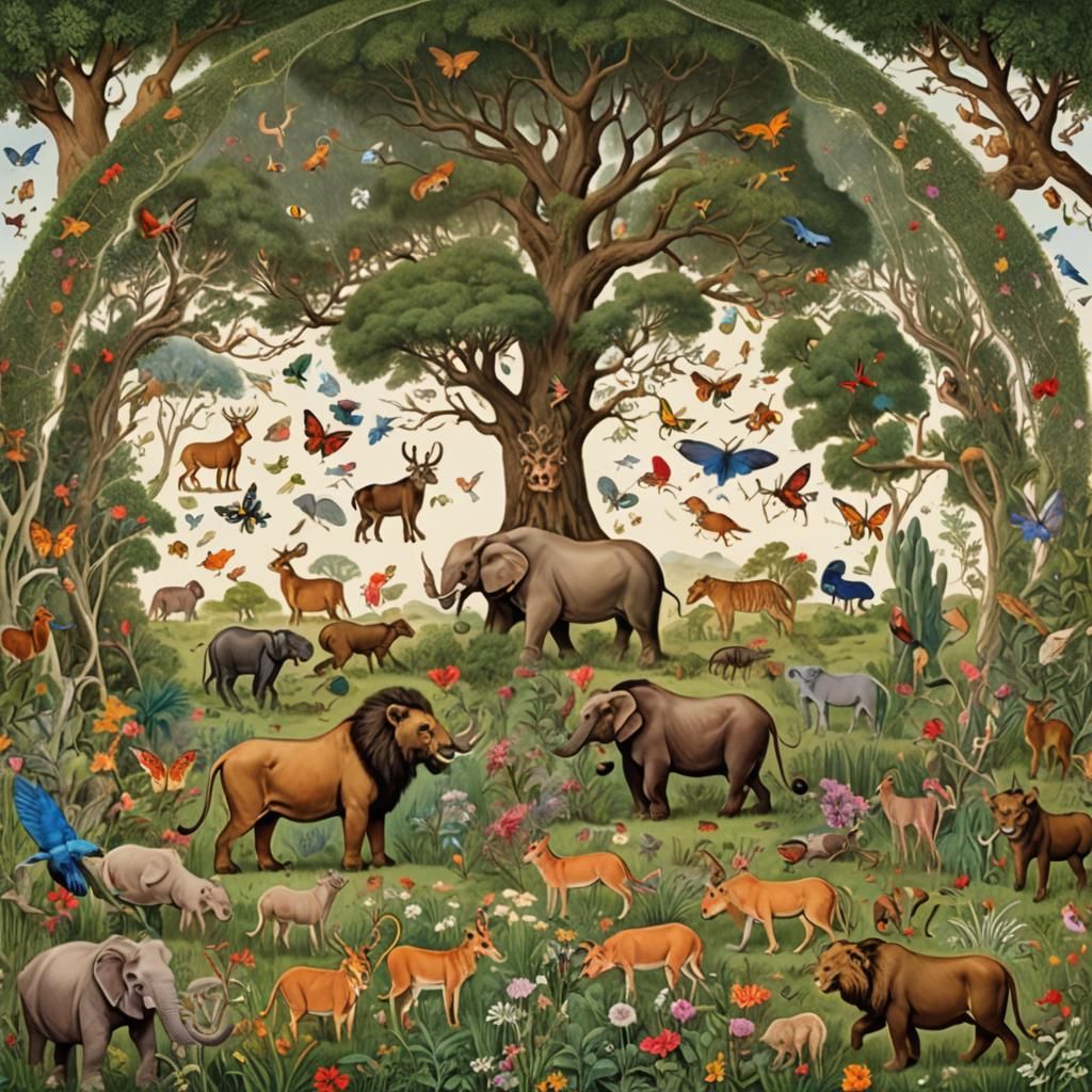 Interconnected Web of Life on Earth