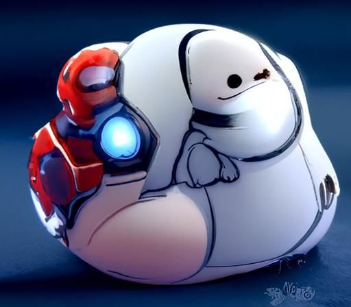 Small Baymax AI Image