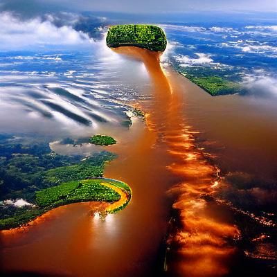 Lush Amazon River View