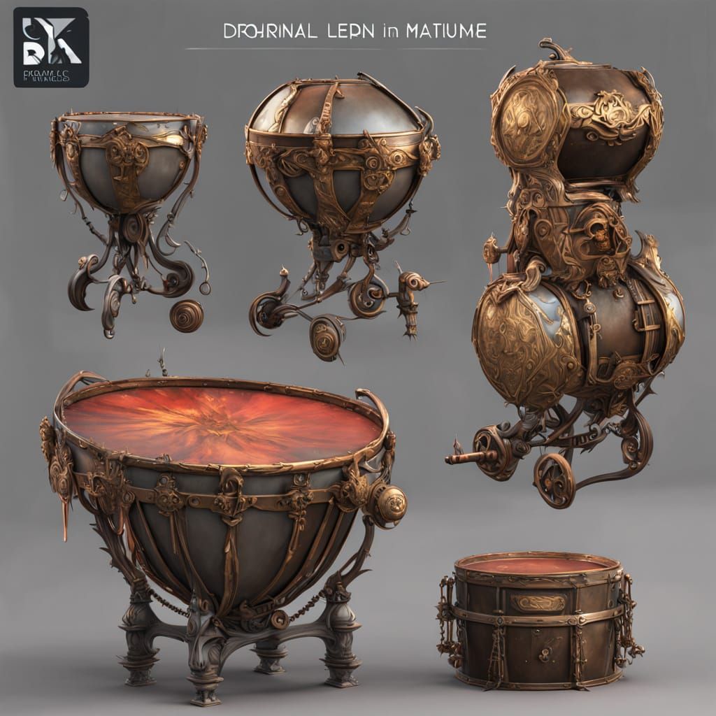 Fantastical Matte Painting with Intricate Details