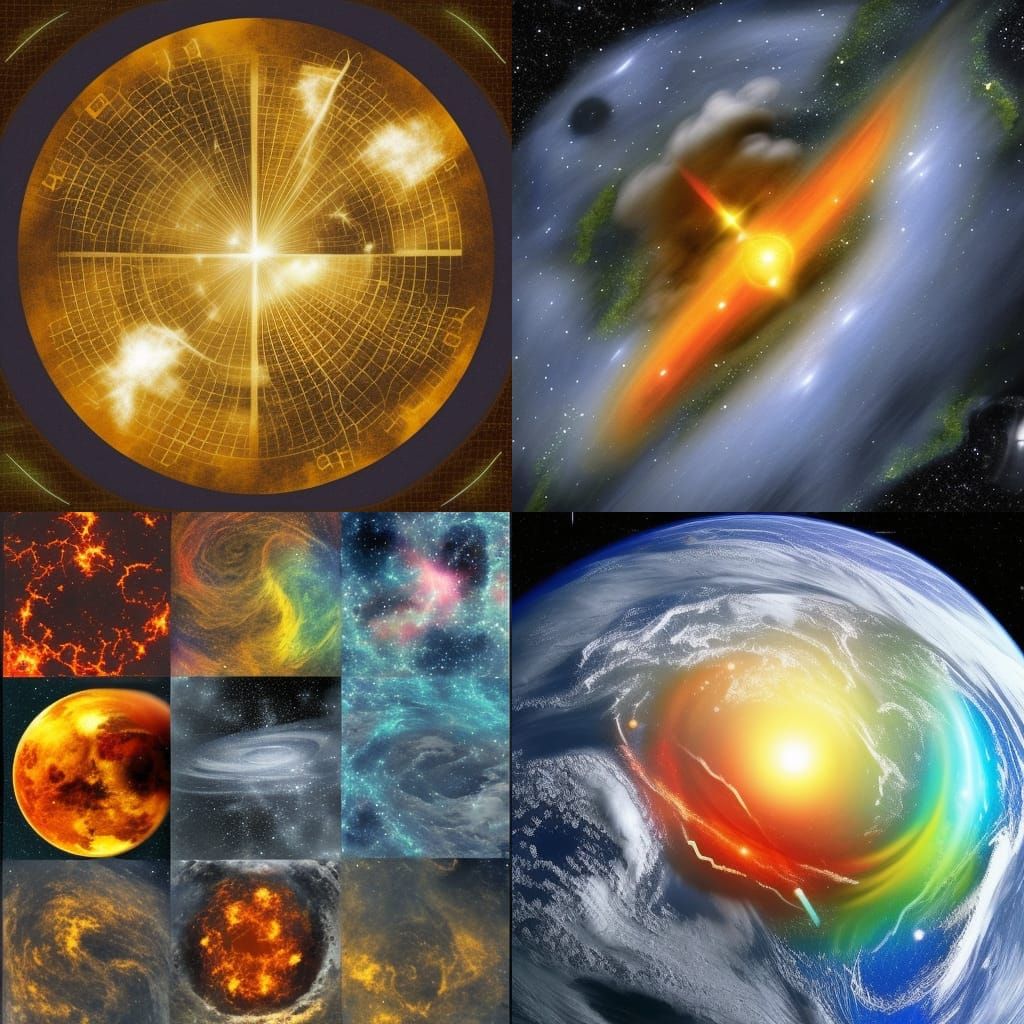The Four Elements in Outer Space