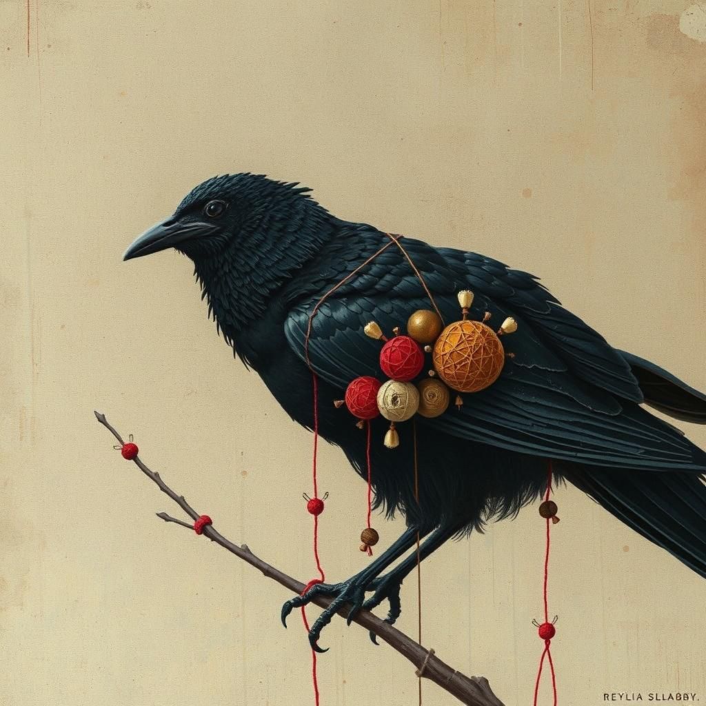 String Bomb Haberdashery in Mixed Media Style