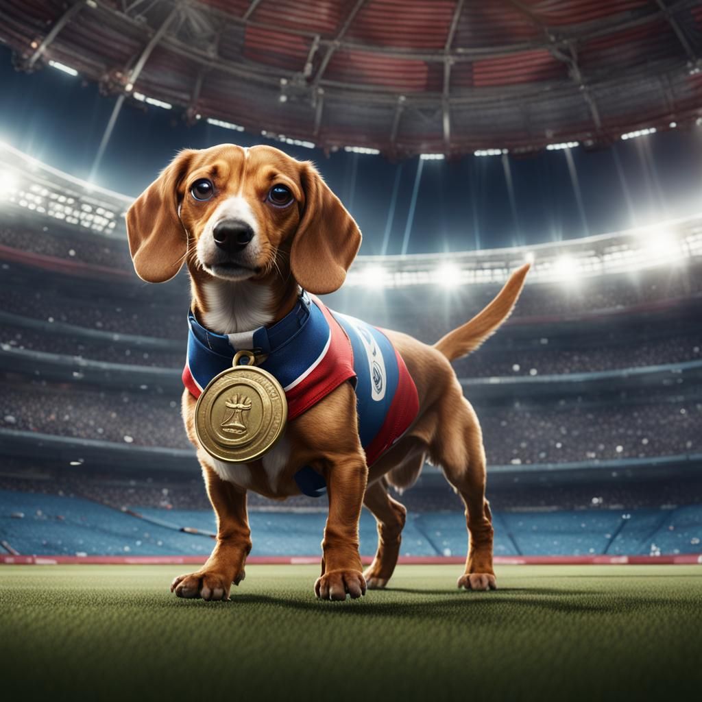Dachshund Beagle Mix Wins Olympic Medal