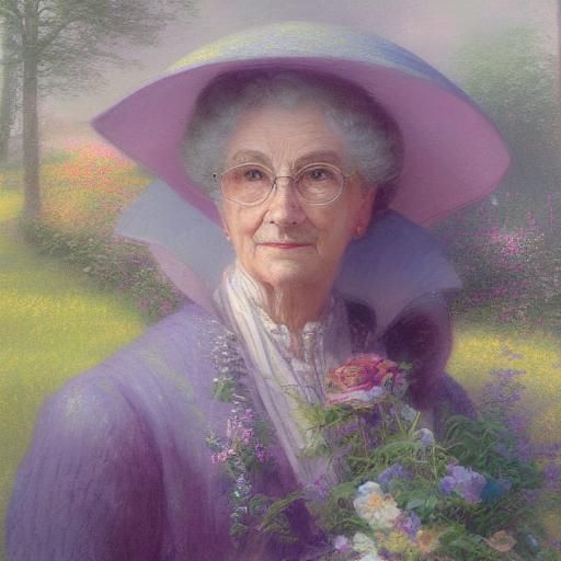 Ethereal Composite Face in Pastel Colors