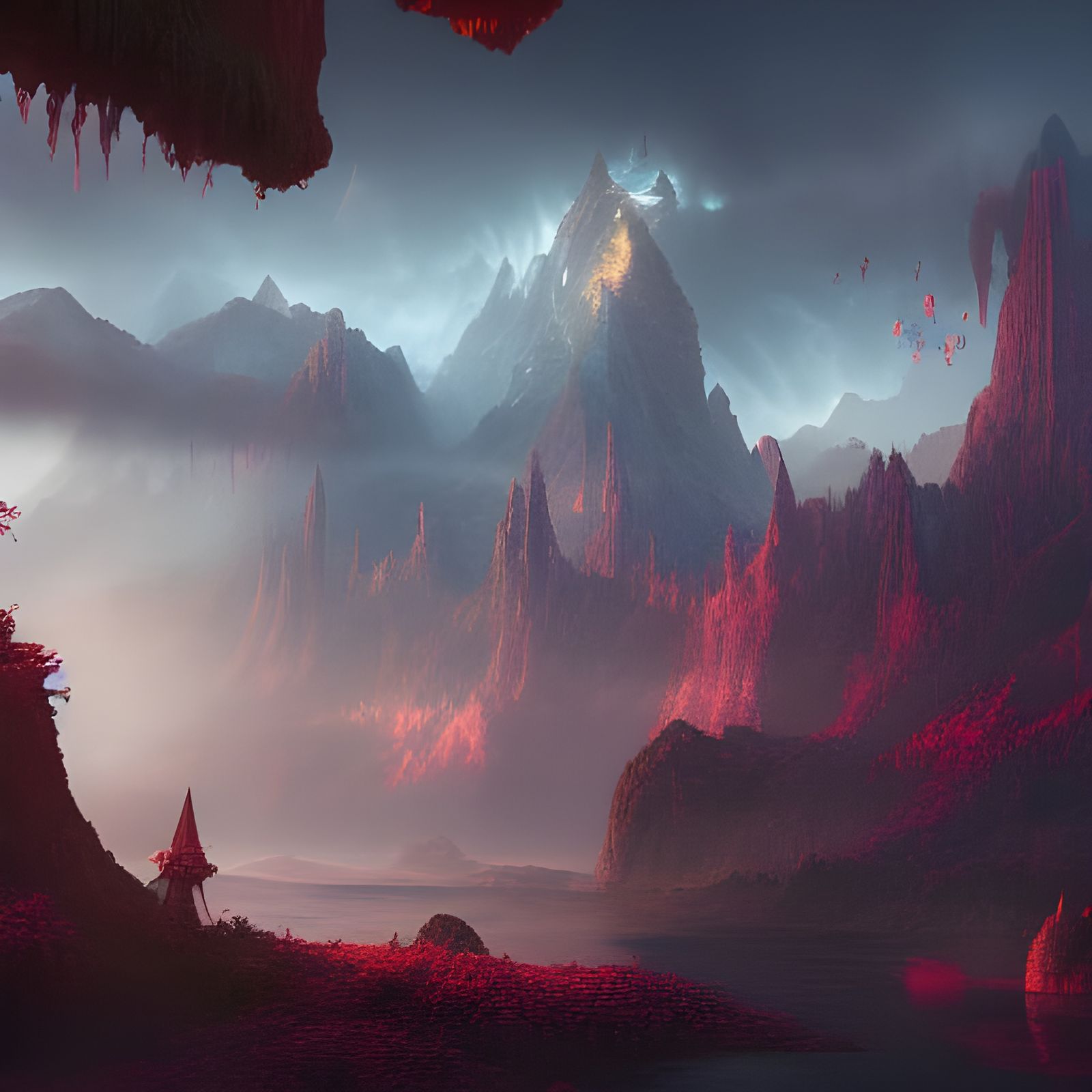Fantastical New World Concept Art in Deep Color