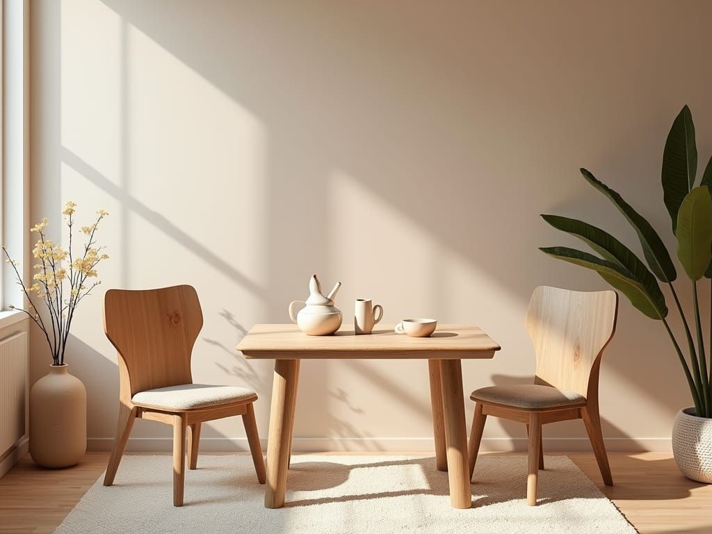 Elegant Miniature Living Room in Muji Style