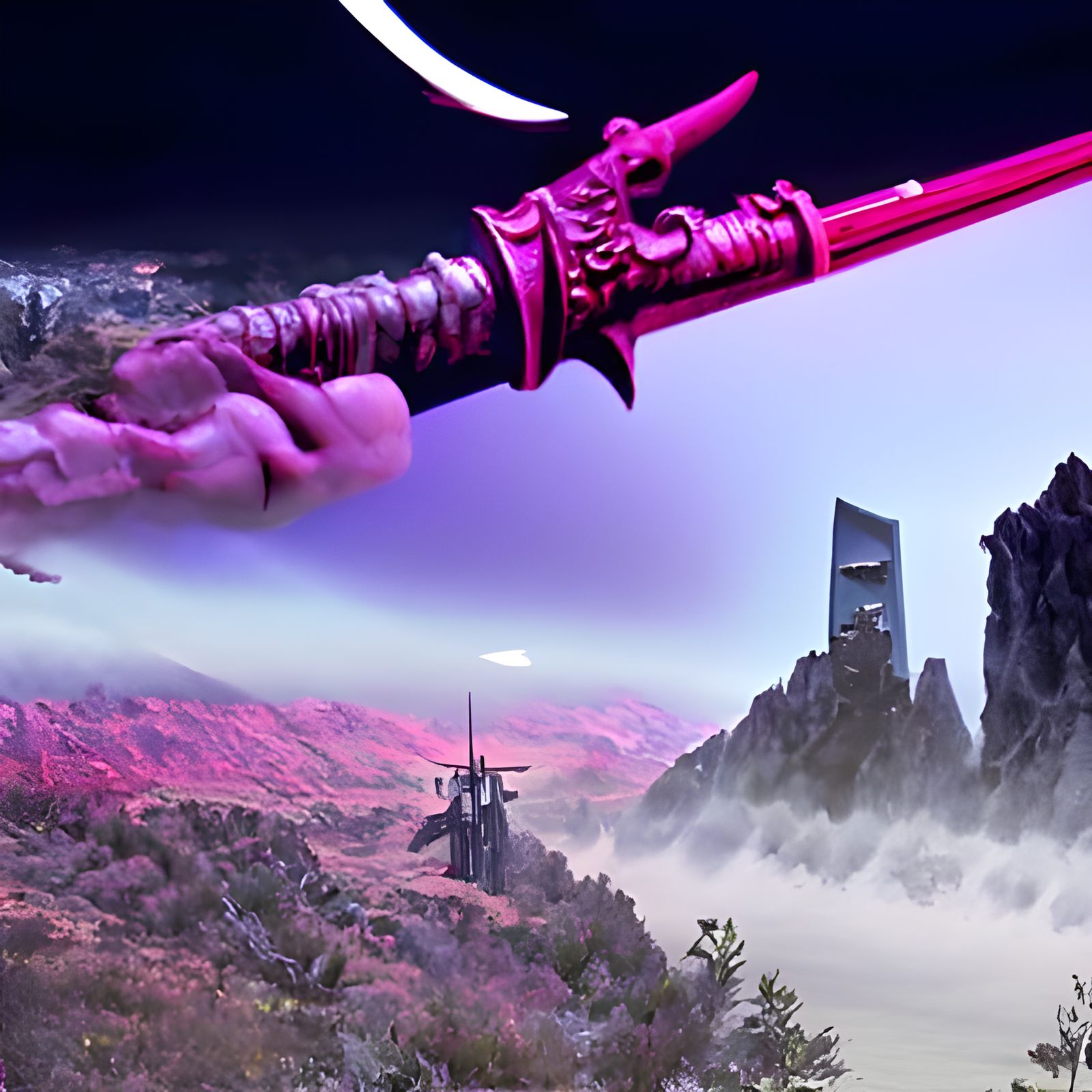 80s Sword and Sorcery Movie Poster