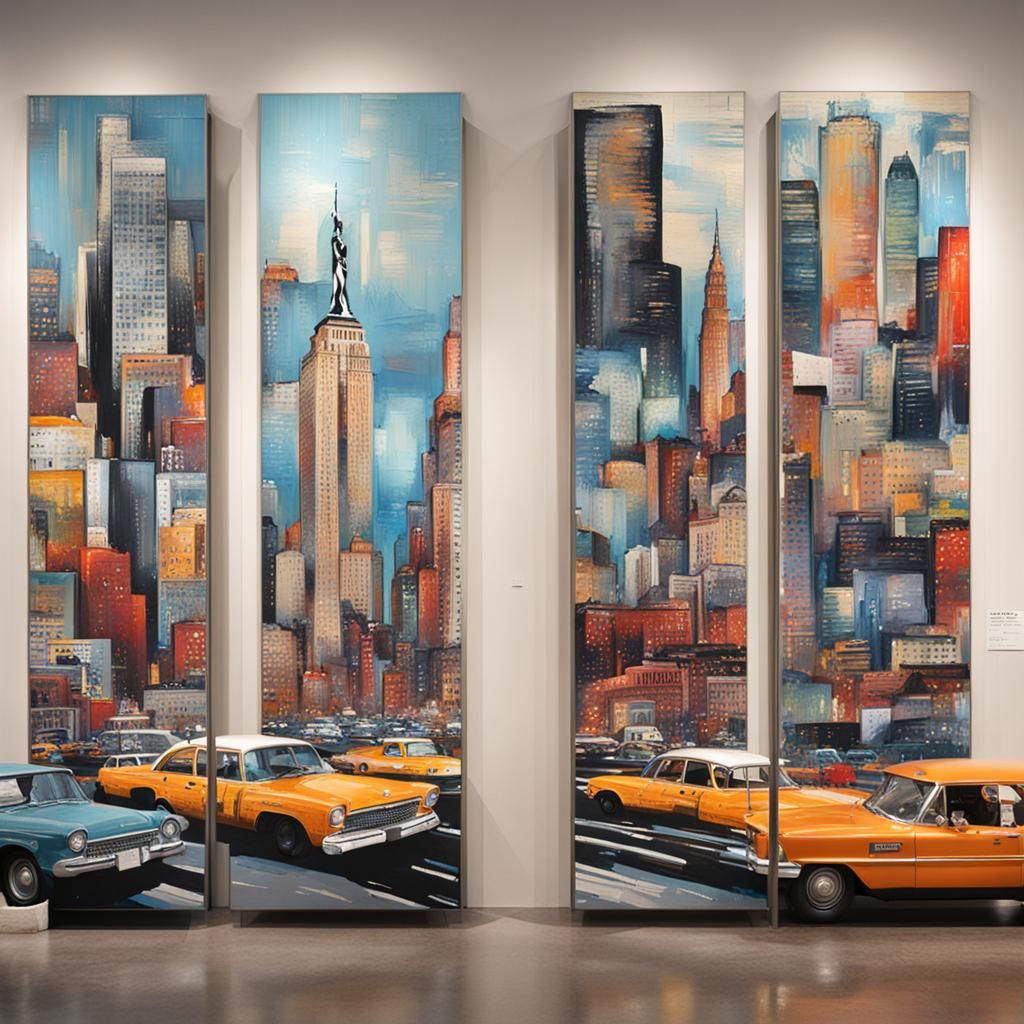 Inclusive Typography and Painting of New York City