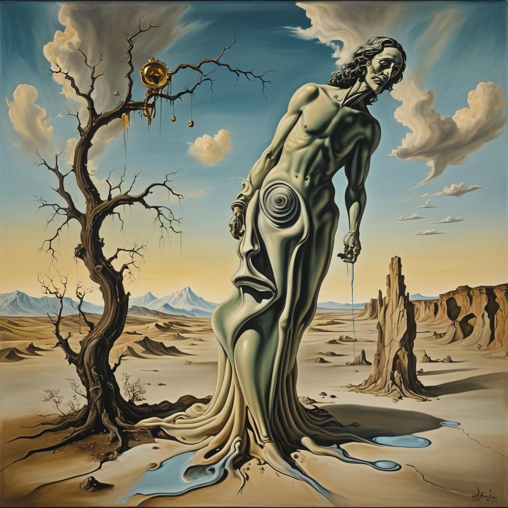 Surrealist Hopeful Image in Dali Style