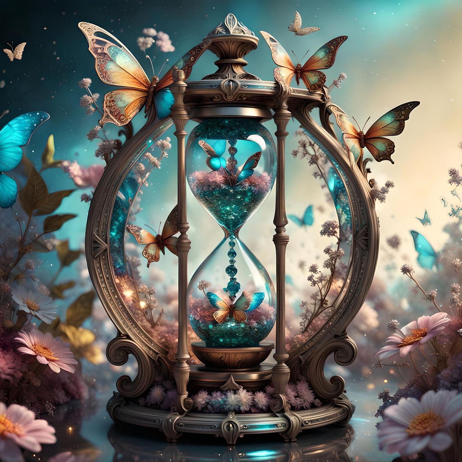 Butterfly hourglass