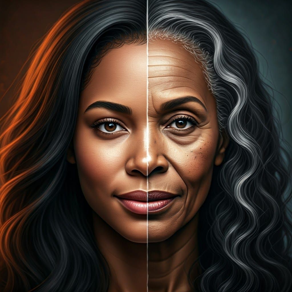 Portrait: Youthful Beauty Meets Timeless Wisdom