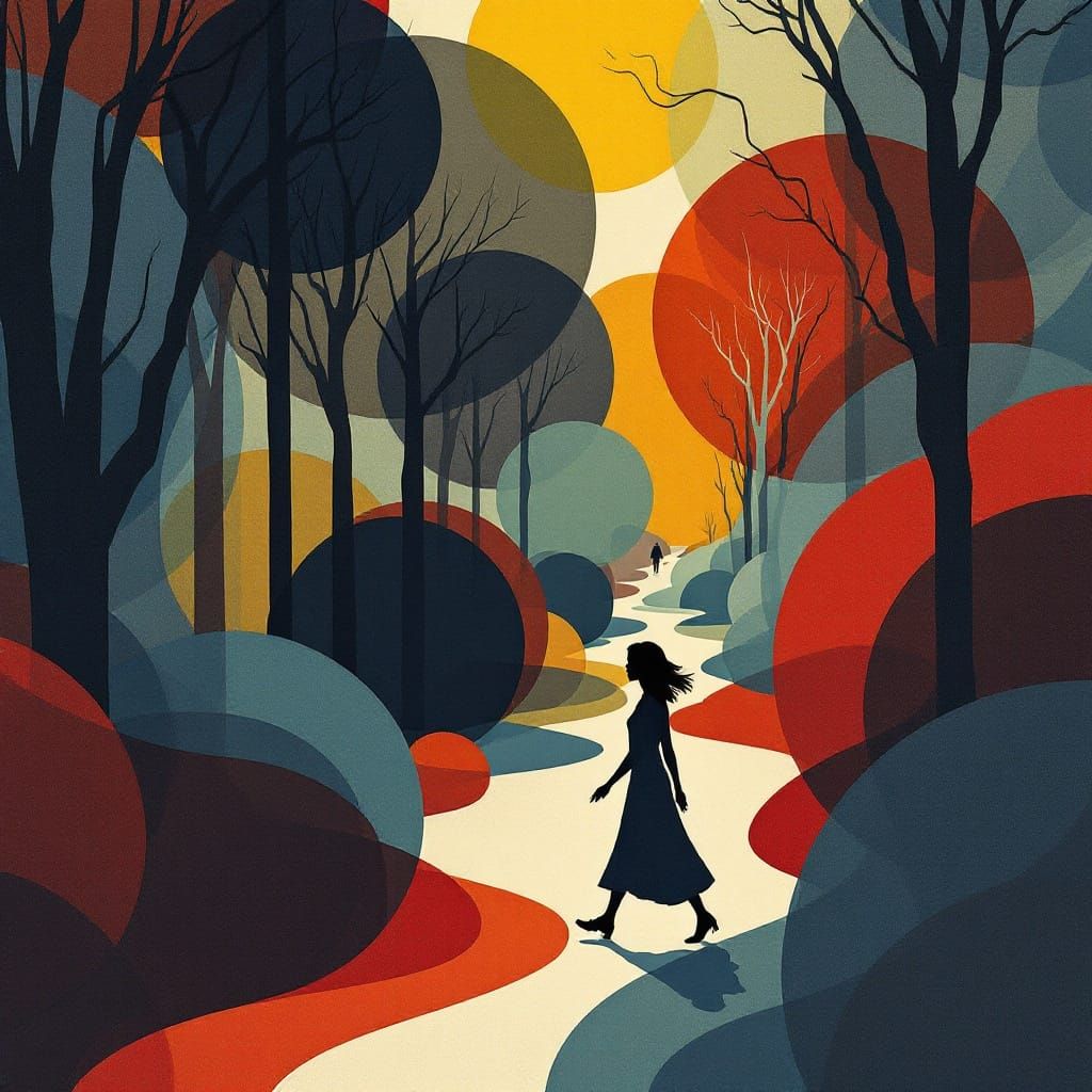 Geometric Color-Blocking with Swiss Modernist Poster Design