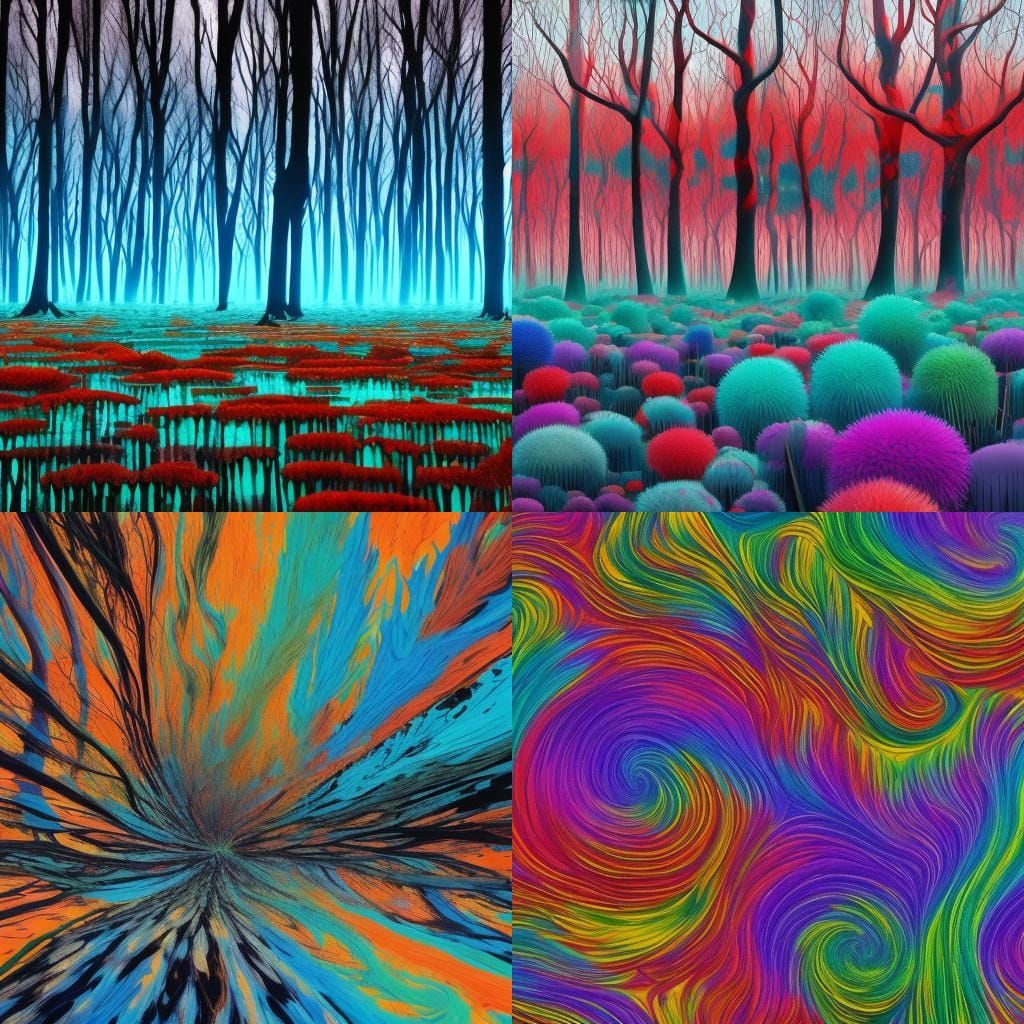 Abstract Experimental Composition with Unconventional Elemen...