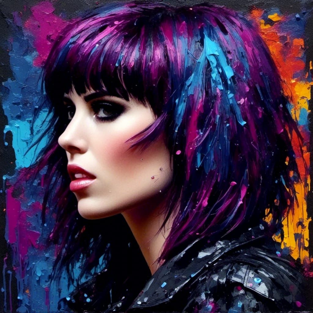 Kimmy Textured Painting