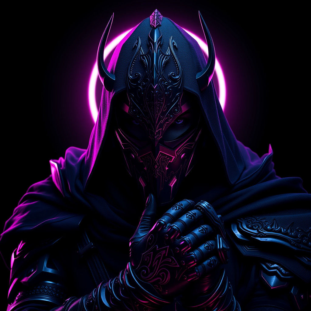 Zed, Master of Shadows, in Ornate Purple Armor