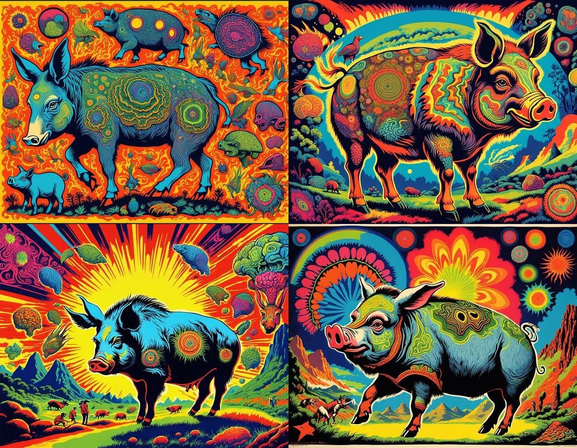 Vibrant Groovy Day of Chaos