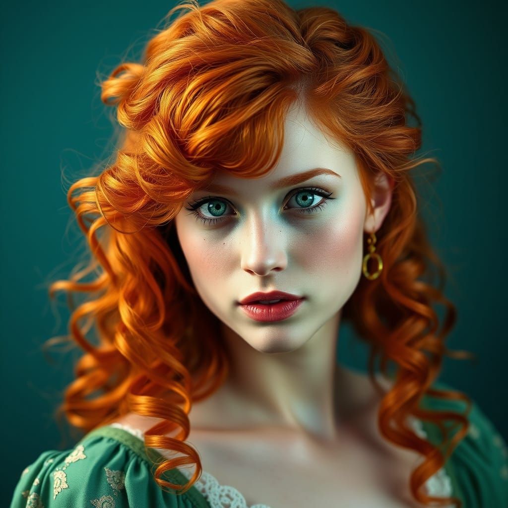 Irish Goddess in Emerald Isle Splendor