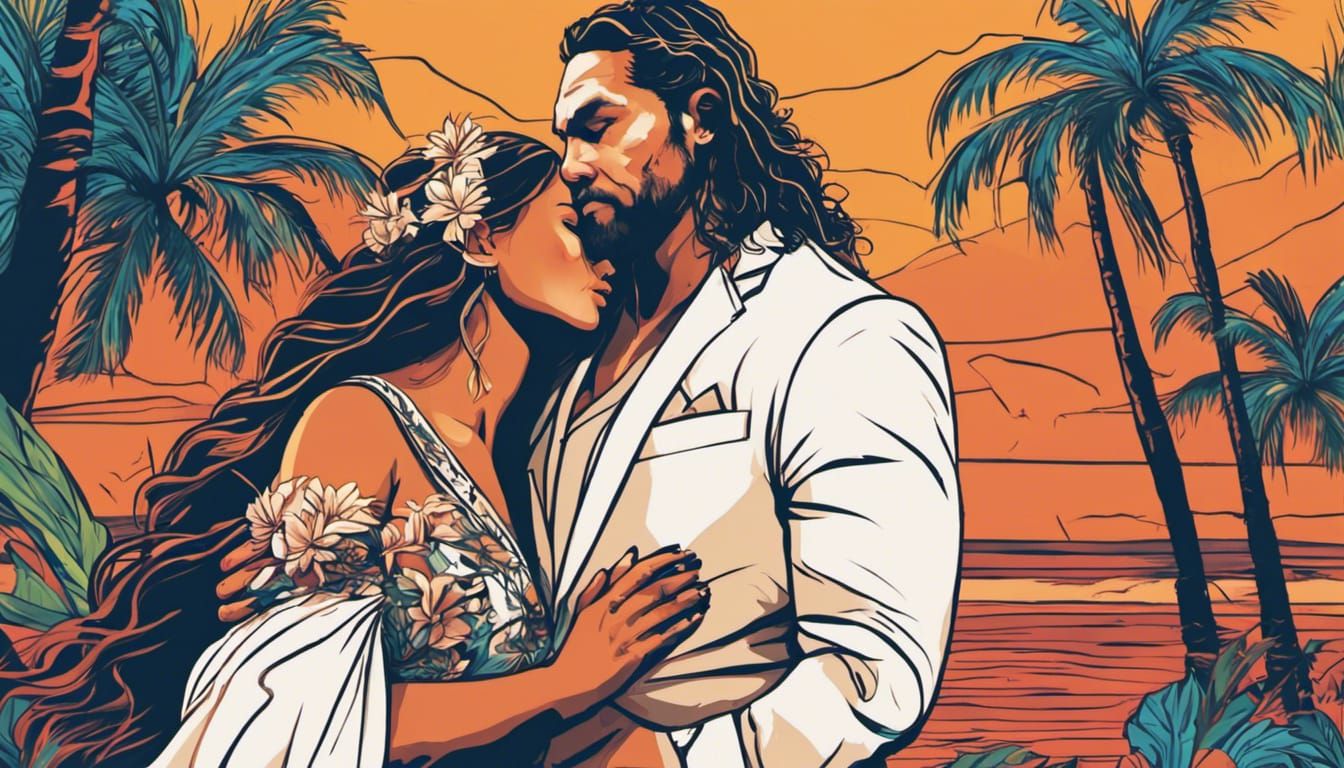 Jason Momoa's Tropical Polynesian Wedding