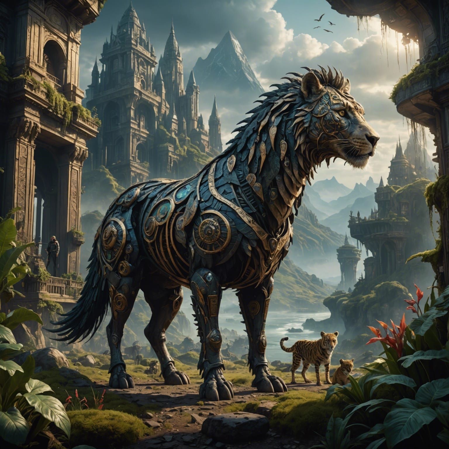 Epic Interspecies Breeding: A Digital Matte Painting