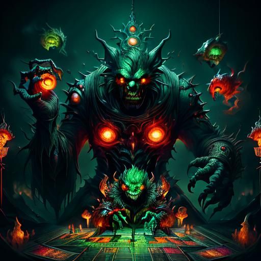 Whimsical Kandyland Horror Monsters in Vivid Colors