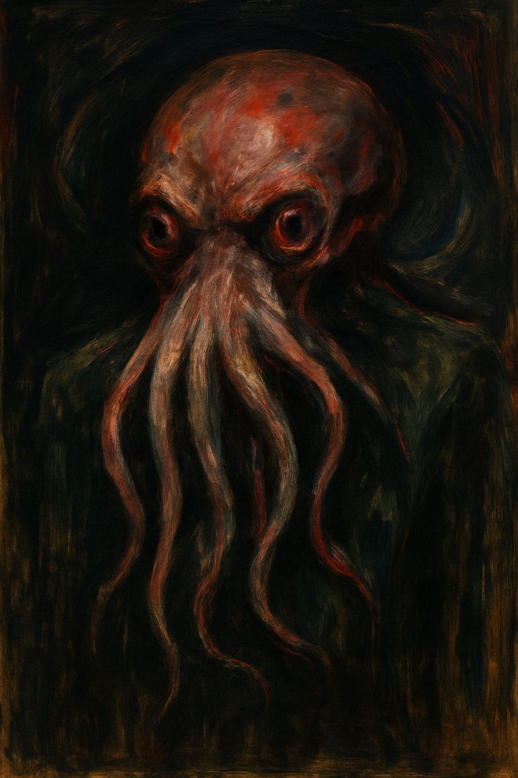 Cthulhu Depicted in the Style of Francis Bacon