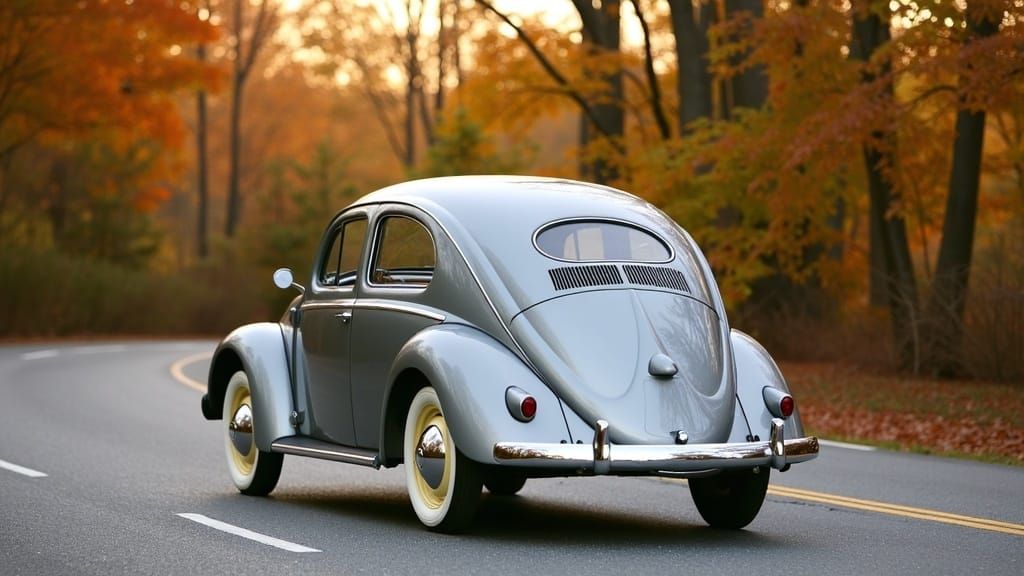 Classic 1956 Volkswagen Beetle Oval Window Restoration