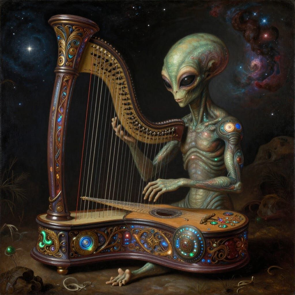 Alien Hybrid Instrument in Cosmic Starlight