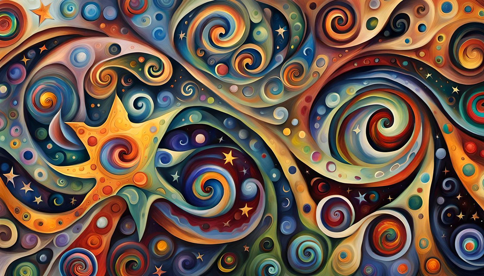 Cosmic Star Cluster Formation in Impasto Oil Style